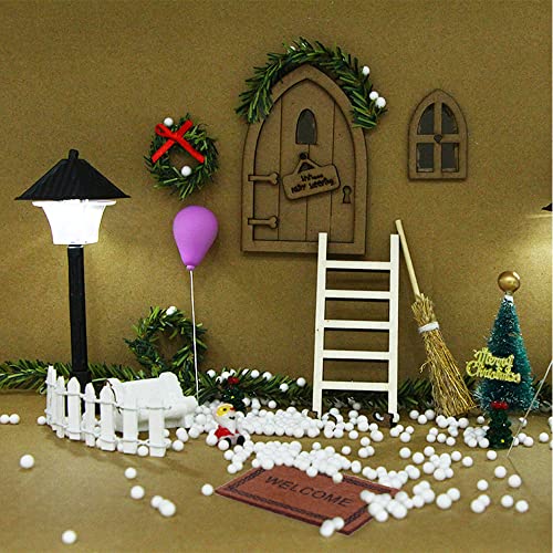 17 Stück Puppenhaus Weihnachtsdeko Wichtel...
