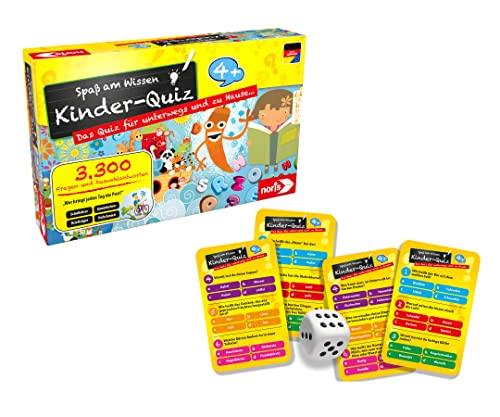 Noris 606013595 Kinder-Quiz – Quizspiel mit 3300...