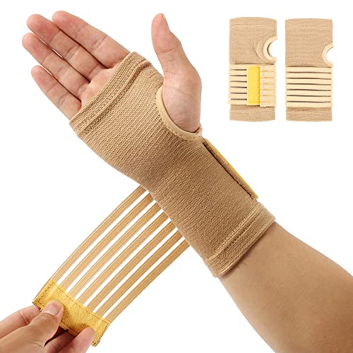 LTLCLZ 2Stück Elastische Bandage Handgelenkschutz...