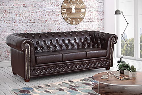 Küchen-Preisbombe Edles Chesterfield Sofa 3...