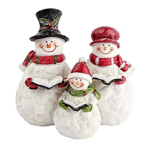 Deko-Figur, Schneemannfamilie, 13cm x 14cm x 10cm