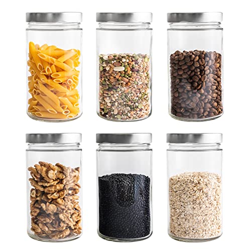 PUREGANIC® Einmachgläser mit Schraubdeckel 6x...