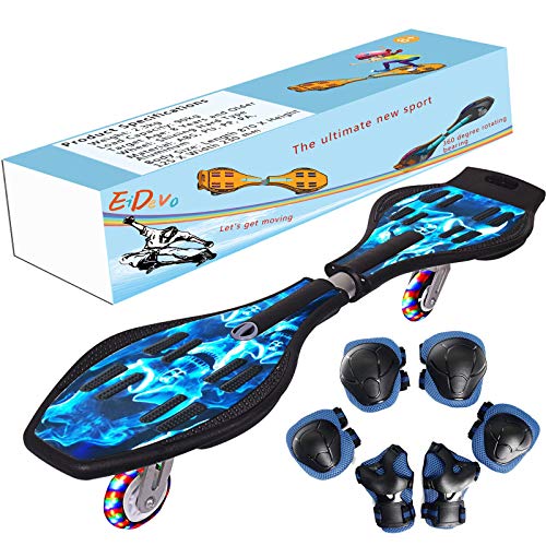 EiDevo Waveboard, Double Wheel Scooter Caster...