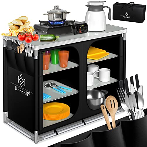 KESSER® Campingküche | Ink. Tragetasche |...