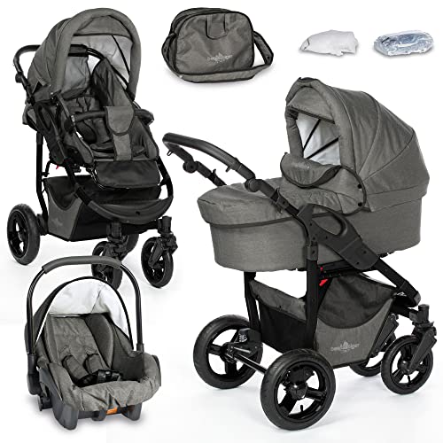 Bergsteiger Kinderwagen Babywagen Capri 3in1 |...