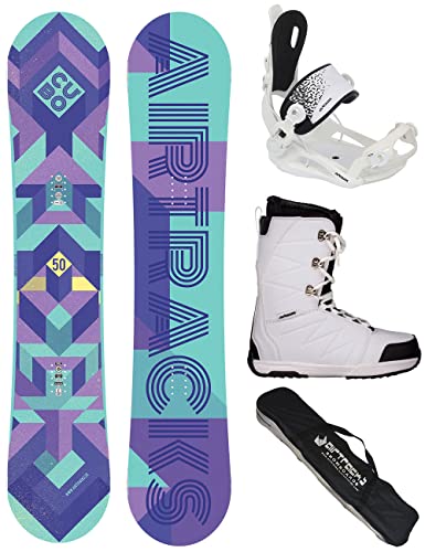 Airtracks Damen Snowboard Set/Cubo Lady Rocker 150...