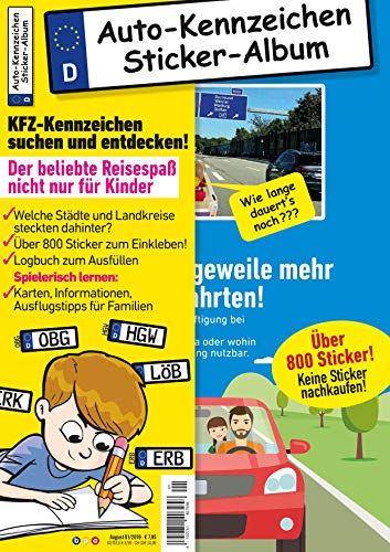 Kinder-Reisespiel KFZ-Kennzeichen...