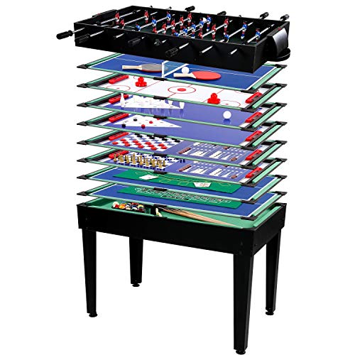 GAMES PLANET Multigame Spieletisch Mega 15 in 1,...