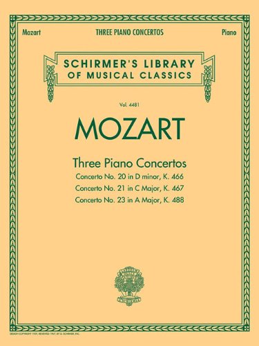 Three Piano Concertos: Songbook für Klavier:...