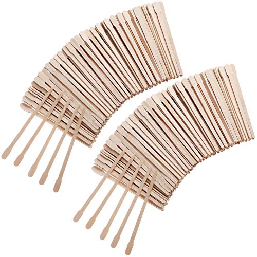 500 Stücke Holzspatel Waxing, Kleine Wachs Spatel...