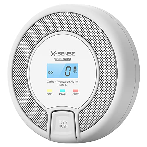 X-Sense CO Melder mit Digitalanzeige,...