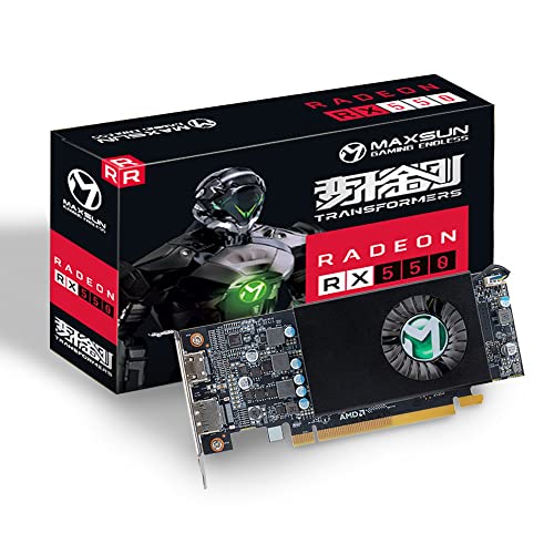 MAXSUN Grafikkarte AMD Radeon RX 550 4GB GDDR5 ITX...