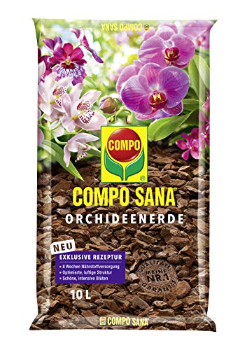 COMPO SANA Orchideenerde mit 8 Wochen Dünger für...