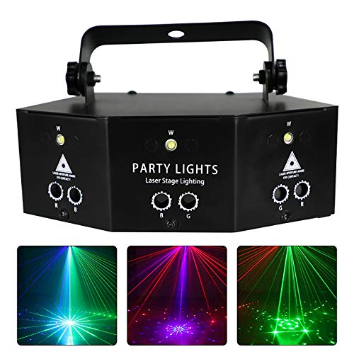 9-Eyes LED RGB Licht DJ Projektor Disco...