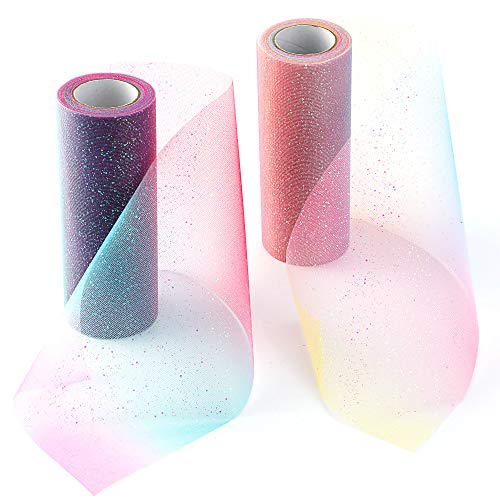 HOWAF 6 ’’ x 10 Yards / 30FT Regenbogen...