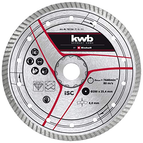 kwb by Einhell Diamant-Trennscheibe 200x25,4 mm...