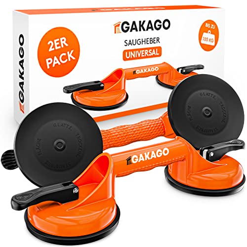 Gakago Saugheber (2er Pack) - Ergonomische &...