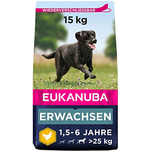 Eukanuba Hundefutter mit frischem Huhn für große...