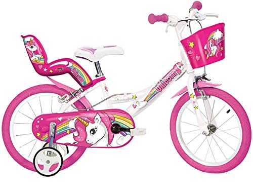 Dino Bikes 164R-UN Kinderfahrrad Einhorn, 16 Zoll...