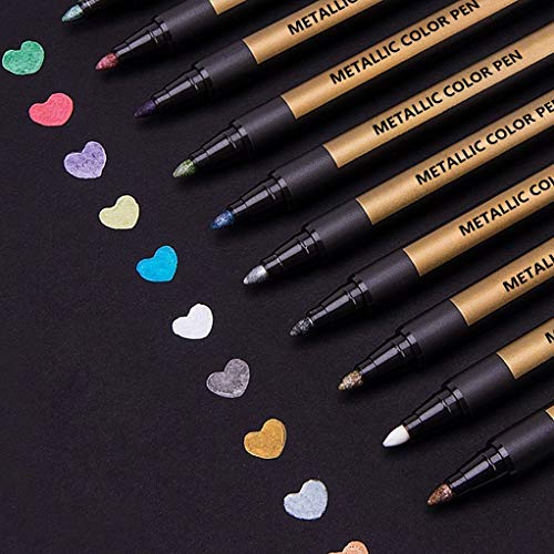 Metallic Marker Stifte Set, ANYUKE 10 Farben...