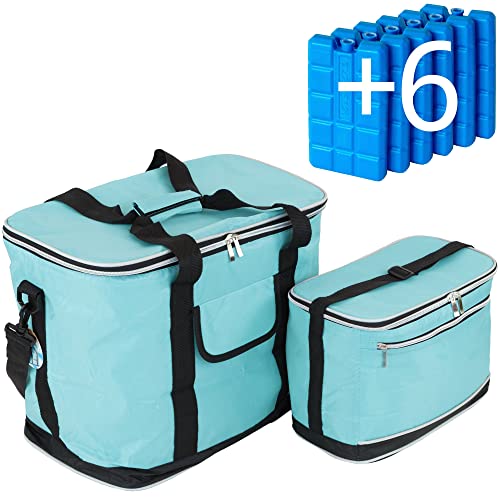 Kühltaschen-Set Ibiza 30+8 Liter inkl. 6...