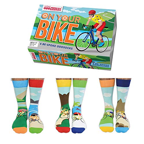On Your Bike Fahrrad Oddsocks Socken in 39-46 im...