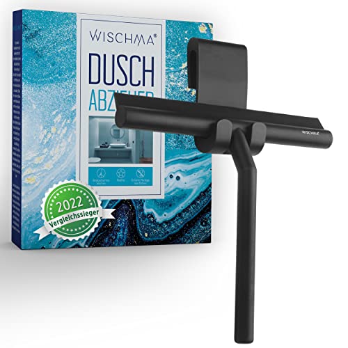 WISCHMA® [Das Original] Duschabzieher schwarz...