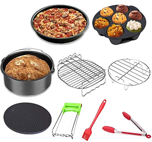 Heißluftfritteuse Zubehör, 9 Stück Air Fryer...