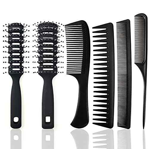 6 Stücke Haarkamm und Bürsten Set,Vent-Bürste...
