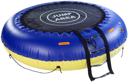 infactory Wassertrampolin: 4in1-Trampolin für...