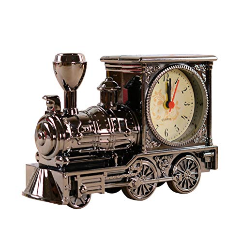 VOSAREA Retro Zug tischuhr Vintage Motor Uhr...