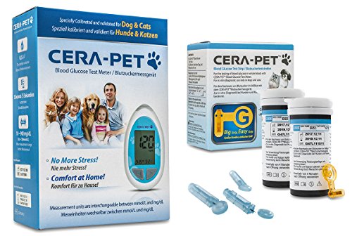 Cera-Pet Blutzuckermessgerät Set Vorteilspack...