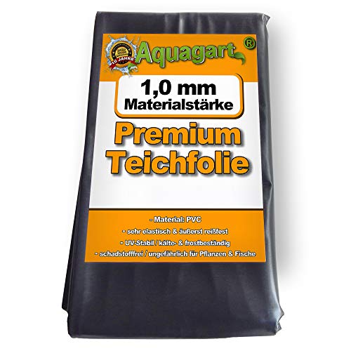 Hochwertige PVC Teichfolie 1,0mm Stärke 5m x 4m I...