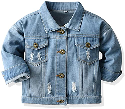 Natashas Baby Mädchen Jungen Jeansjacke Mantel...
