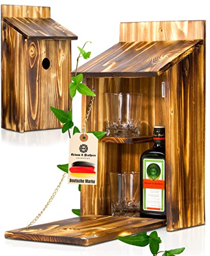 Grimm & Brothers: Vogelhaus Minibar-inkl. 2 Whisky...