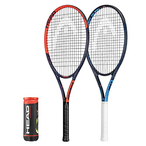 HEAD Ti Titanium Tennisschläger Doppel-Set inkl....