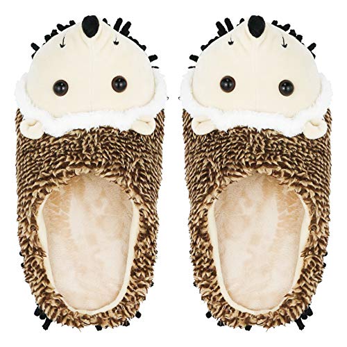 Whchiy Cartoon Igel Mikrofaser Hausschuhe...