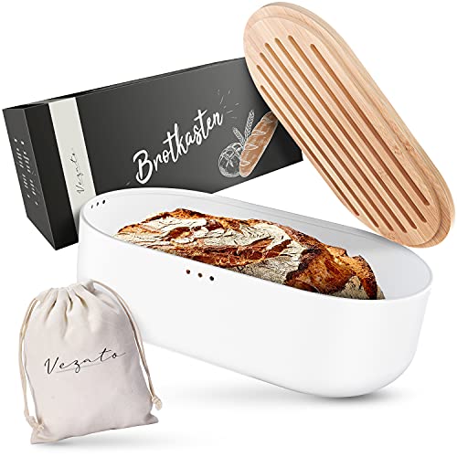 Vezato Brotbox – Nachhaltiger Brotkasten für...