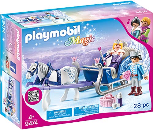 PLAYMOBIL Magic 9474 Schlitten mit Königspaar,...
