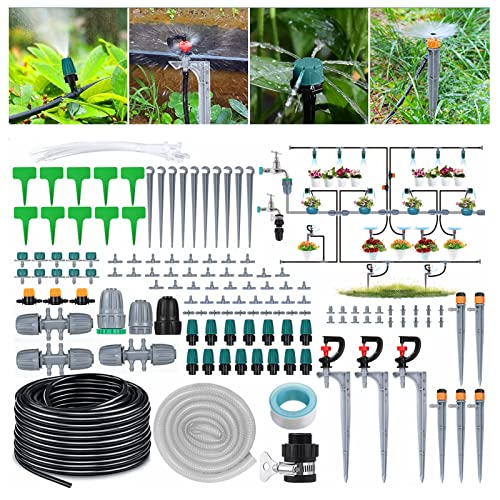 40M+2M Bewässerung Kit, 154PCS Tropfbewässerung...