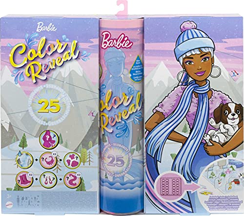 Barbie HBT74 - Color Reveal Adventskalender, 25...