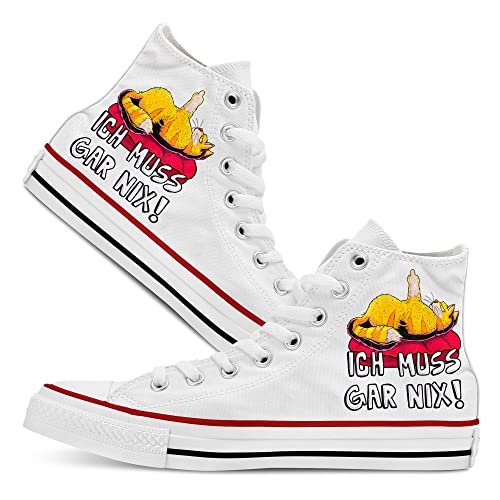 Sneaker Schuhe - Katze Kätzchen - Ich muss gar...