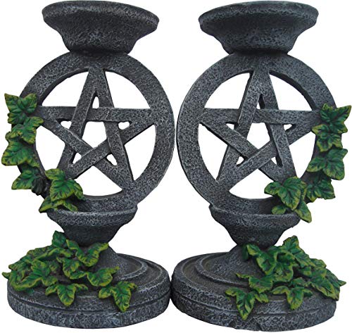 Nemesis Now NEM5177 Kerzenständer mit Pentagramm,...