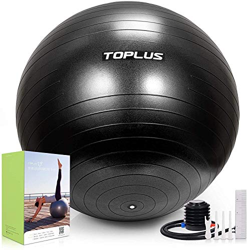 TOPLUS Gymnastikball Sitzball Extra Dicker Yog...