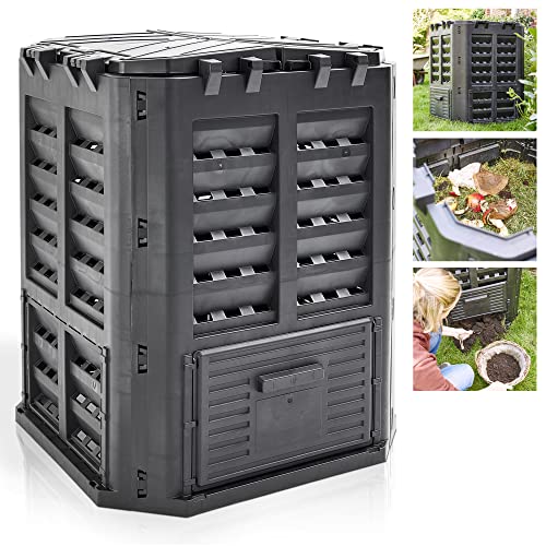 HECHT Thermokomposter aus Kunststoff –...