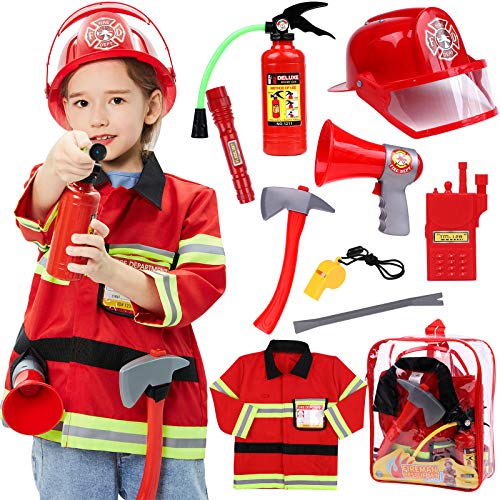 Tacobear Feuerwehrmann Kostüm Kinder Feuerwehr...