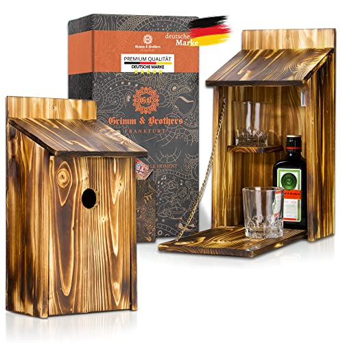 Grimm & Brothers: Vogelhaus Minibar-inkl. 2 Whisky...