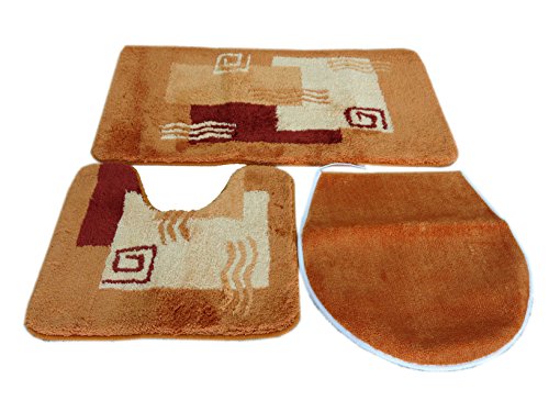 S&S-Shop Badematte Set | Terrakotta | Mailand | 3...