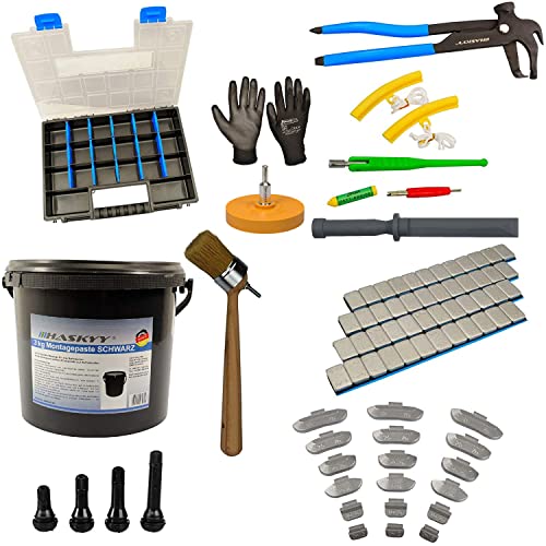 336 tlg. Reifen-Montage-Paste-Schwarz-Set...