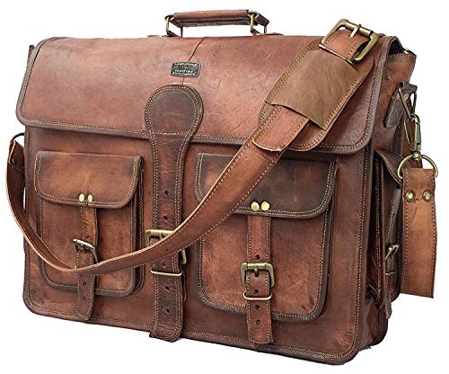DHK 45,7 cm handgemachte vintage Leder...